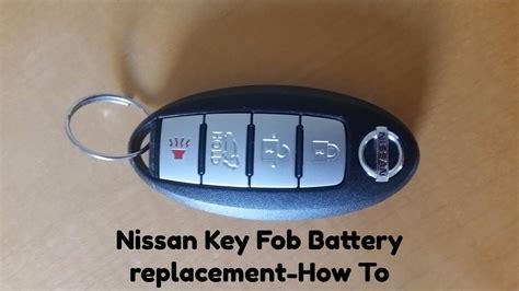 nissan altima 2014 key fob battery|altima key fob battery replacement.